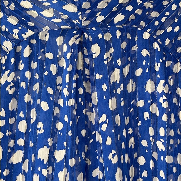 Karlie Royal Blue with Shimmer Blouse - Picture 9 of 10